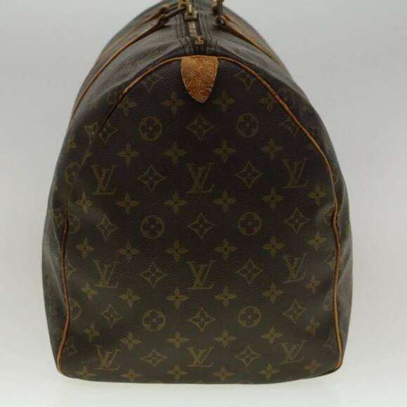 LOUIS VUITTON Monogram Keepall 55 Boston Bag M41424 LV Auth 58741 - Picture 3 of 16